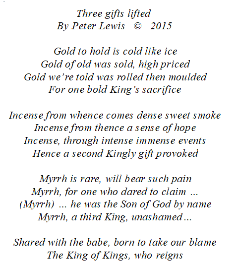 Peter__Lewis's tweet photo. #MondayMotivation #FirstDayBack
#goldenglobes2020, #GoldenGlobesAwards2020
#MondayMorning #GoldenGIobes #mondaythoughts #firstmondayof2020 #Epiphany #TodayisEpiphanyMonday #GoldFrankincenseandMyrrh #TheThreeKings #thisPeterLewis
Three Gifts Lifted
by Peter Lewis © 2015 https://t.co/D8Qj5bzG1a