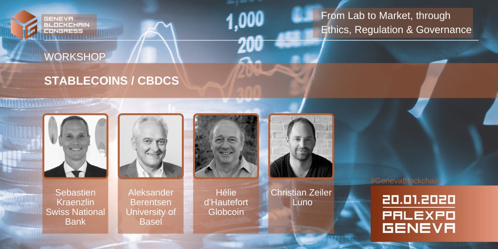 Are the use of #stablecoins inevitable in settlement to capture the full added-value of #digital assets?
Could a recognised stablecoin compete with #CBDC?
With Sébastien Kraenzlin, <a href="/aleksanderbere/">Aleksander Berentsen 🧙🏻‍♂️</a>, Hélie d'Hautefort and <a href="/polyzeiler/">Christian Zeiler</a>.
👉🏻 genevablockchaincongress.com
#GenevaBlockchain