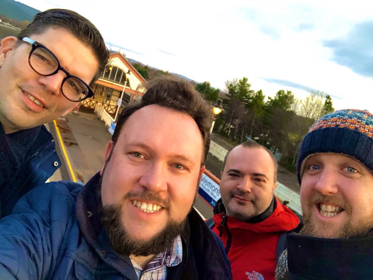 StephenVidal's tweet photo. After an overnight journey on the #CaledonianSleeper we arrived at #Aviemore for sunrise over the Cairngorm Mountains.

Close to the station is Cobbs Cafe (Grampian Road) opens at 07:30 ideal for a Scottish breakfast or just a cuppa tea / coffee like we had, you’ll see why ;) https://t.co/yExRtjG9ud