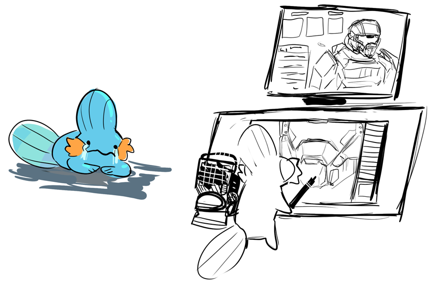 drawing reach armor with halo music going in the bg unlocks secret emotions 