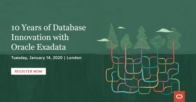 ffaqeeh's tweet photo. You can look forward to January because #Exadata celebrates 10 years of performance and you're invited. Join Oracle on January 14 to learn why 77% of Fortune Global 100 companies run Exadata. #Exadata10 🎉 https://t.co/VbCrtkHaqr https://t.co/zP1qn5SNYQ