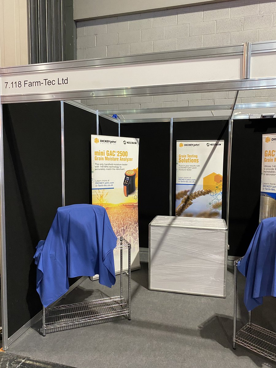 Setting up for LAMMA tomorrow! Come along and see us on stand 7.118 #LAMMA20 #LAMMA2020