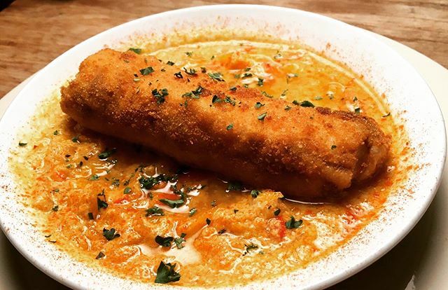 舞鶴産　めじなのフリット
ピペナード
#kiln #薪焼き#四条河原町