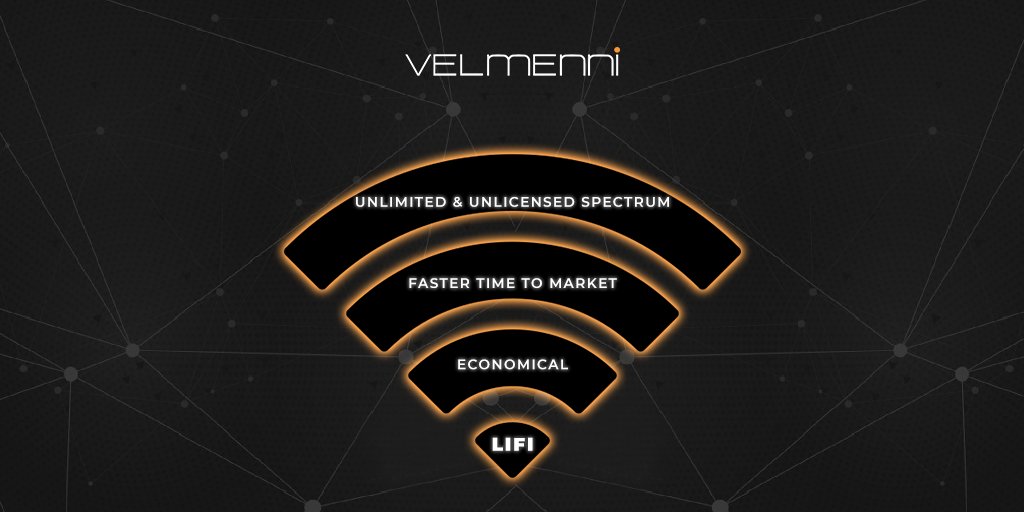 velmenni's tweet photo. Connecting the present to the future. π‘
#Velmenni #LiFi #LightComm
#unlimitedspectrum #newagetechnology #technology #10xspeed #5G #technologytrends #trend #lightcommunication https://t.co/PhuNtsIqqV