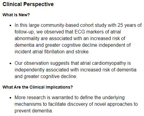 JAHA_AHA's tweet photo. Abnormal P-Wave Indices are independently associated with an increased risk of dementia https://t.co/cKXaluq7BI #AHAJournals https://t.co/yRoUeHtfgX