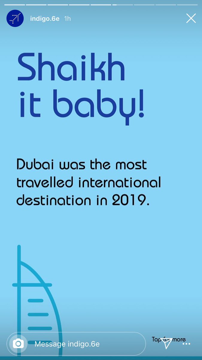 arifkhan7's tweet photo. Indigo (@IndiGo6E) shared their year facts as simple instagram stories one by one. The copy, the content, the creative everything so well thought thru and tailor made for the platform. In 2020 brands with great quality content will score big. 😊👏🏼 (1/2) #BestOfDigital https://t.co/o6ob6u5EMF