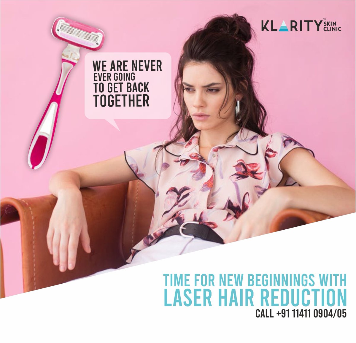 Try the latest carefree method to take complete care of yourself!
#laserhairreduction #newbeginings #newends #klarityskinclinic #gk2 #newdelhi #specialoffers #bestpricechallenge