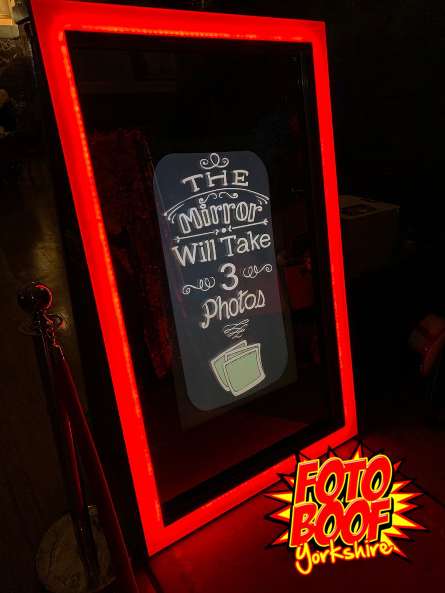 FotoBoofYorks's tweet photo. "The Mirror will take 3 photos" - having our premium magic mirror lets you selected how many photos per session are taken pick between 1 & 4 shots 📸 before receiving a instant print 🖨!
#photoexperience #howmanyshots #fun #amazing #magicmirror #fotoboof https://t.co/fetsTduFpT
