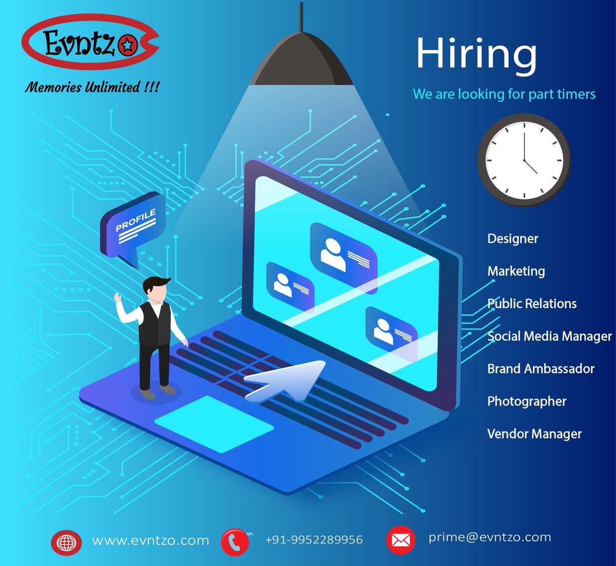 evntzo's tweet photo. We Are Hiring!!!
#Evntzo Event Management
!!!

https://t.co/OZR3Iv1ObK

#eventmanagement #weddingplanner #photography #wedding #birthday #corporateevents #charity #reunion #party #decoration #catering #party #Transportation #events #Chennai #Bangalore #India #Designer #marketing https://t.co/2wPZE8bd1b
