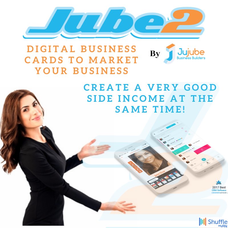 Jujube Digital Business Cards
Text messaging marketing at it's finest!

A full CRM, Contact Management, Add Videos, Track who sees your business card... SO MUCH MORE
For only $10 a month (No contract) &amp; you make an amazing side income!

Have a look here!  app.elify.com/vbc/06leaf98mm…