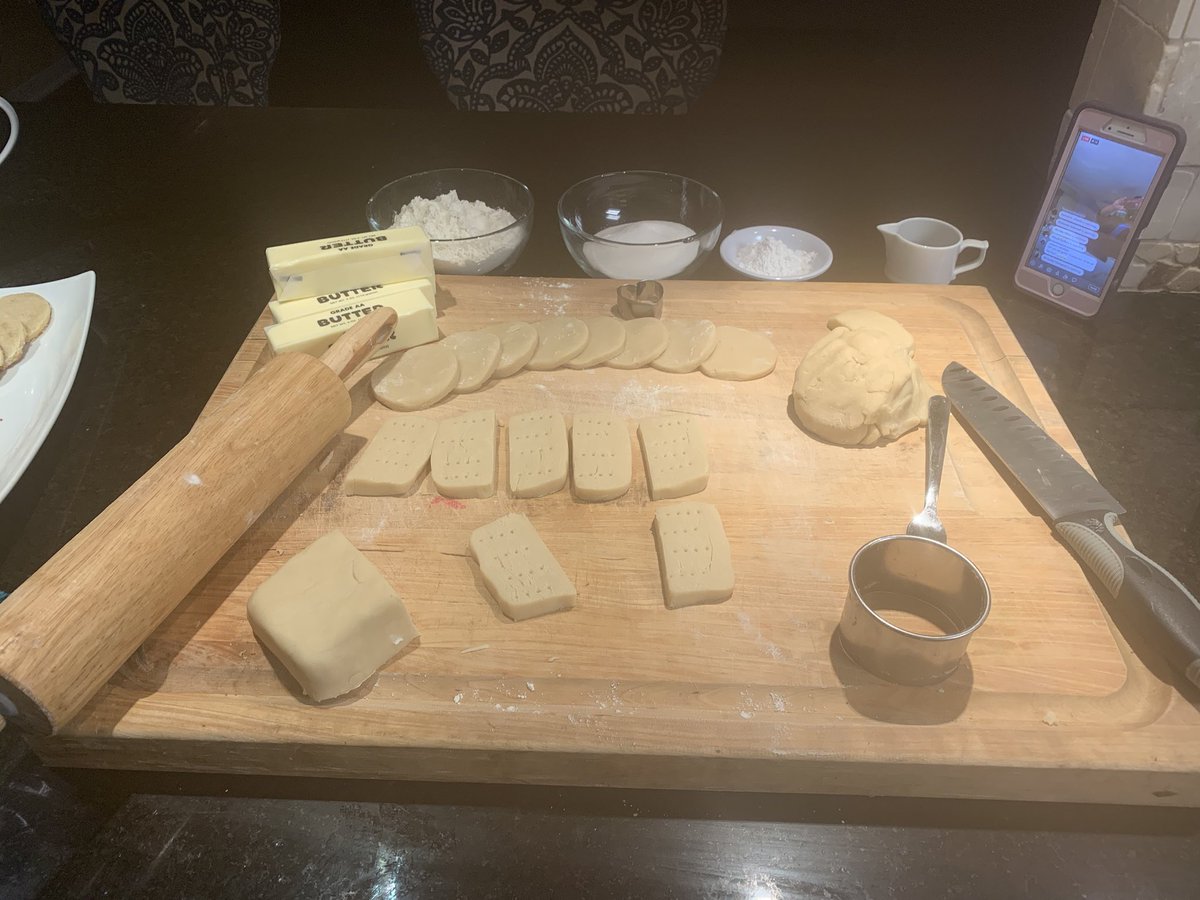 NMurrayKFDM's tweet photo. It’s National Shortbread Day and we are celebrating by making Shortbread cookies with Chef Delilah!!! It’s also a perfect day to invite a friend over for tea and shortbread cookies!!!! https://t.co/kWRRcT97P6