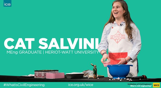 ICEYorksHumber's tweet image. &quot;I was supposed to be a lawyer, but my physics teacher encouraged me to join his #STEM team and from there I got converted.&quot;

Cat Salvini, MEng Graduate, Heriot-Watt University for #WhatIsCivilEngineering

ice.org.uk/what-is-civil-…