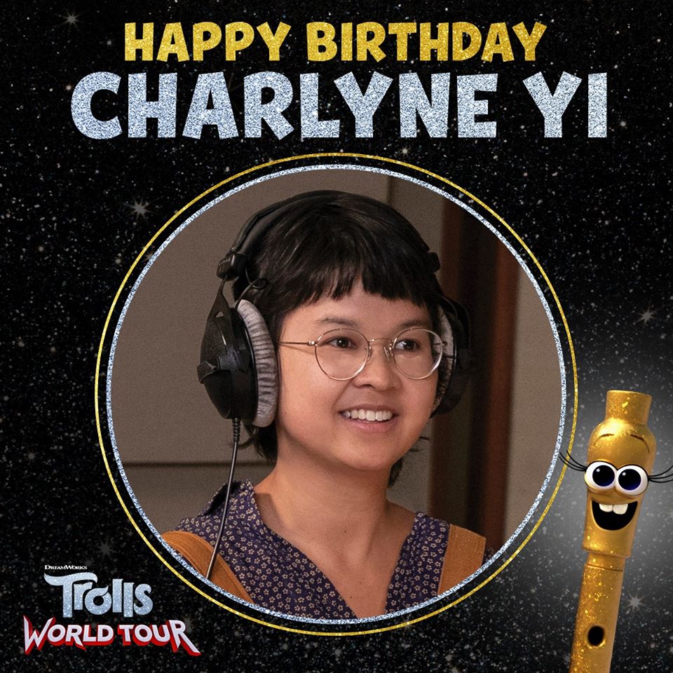 Happy birthday, Charlyne Yi! Hear her as Pennywhistle in in Trinidad and Tobago theatres April 15. 