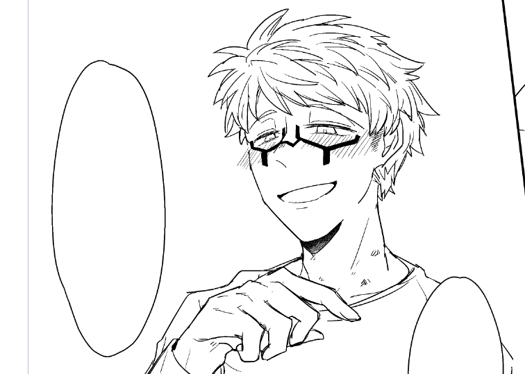 えっちなお兄さんって感じの顔描きたいなぁ
 #進捗ノート https://t.co/QPOVX4DXBW 