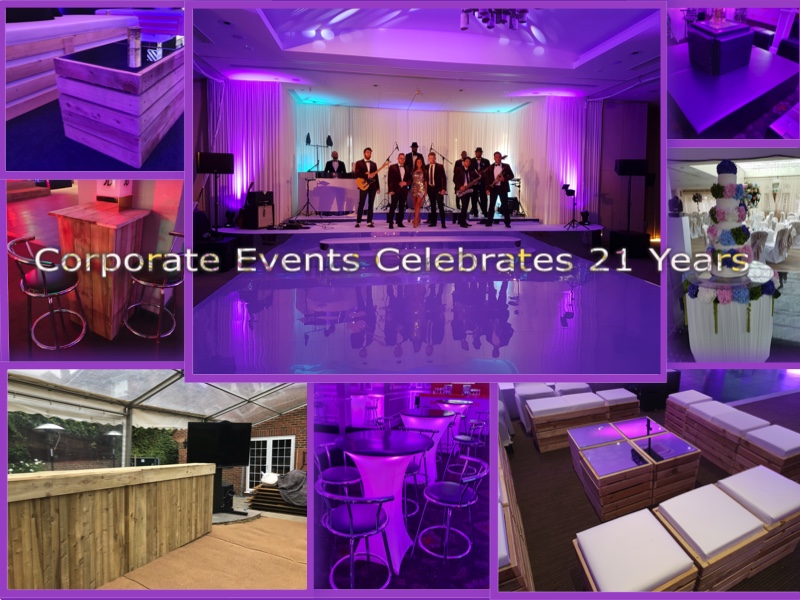 Corporate Events UK Ltd celebrates its 21st birthday this year by giving back to our clients 21 prizes

So go tell your Everyone to like our home page on FB to be in with a chance of winning.

For the first prize that will be drawn on Monday the 28th January 2020.