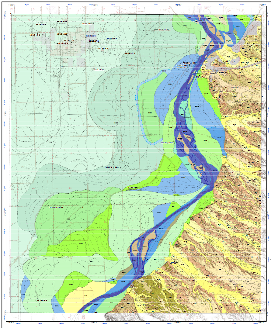 AZGeology's tweet photo. Geologic map & report for Blythe, AZ-CA 7.5' sheet. Includes 2 map sheets, 44p. report, and GIS Data #ColoradoRiver #sedimentology #PreDam #PostDam AZGS-USGS
https://t.co/jBkJposoVQ https://t.co/KPMX85mhCc