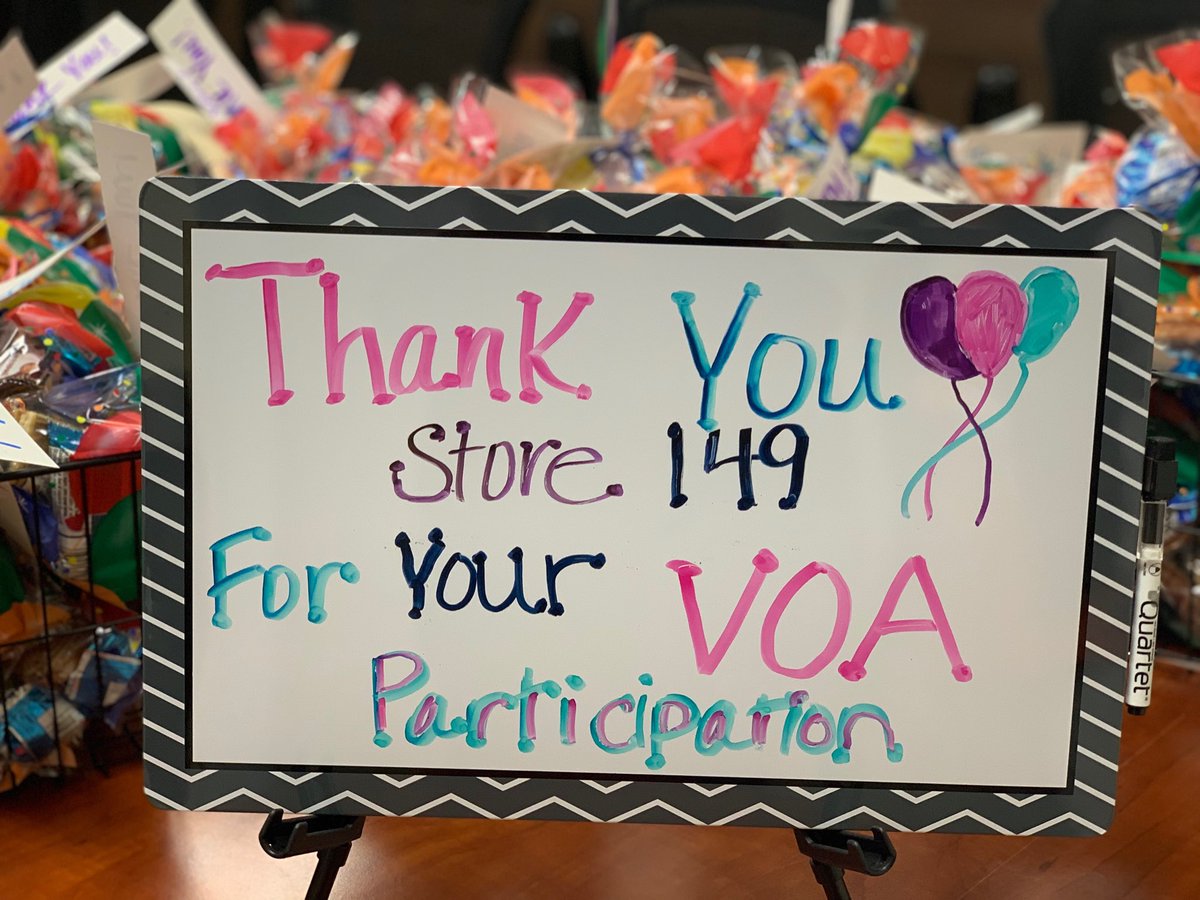 wellsthd's tweet photo. Awesome start to the VOA Survey at store 149! Creating excitement for the associates! ⁦@lgrahamthd⁩ ⁦@jhiltonthd⁩ ⁦@KMTovey⁩ ⁦@atl000⁩ ⁦@WalterLDavison3⁩ https://t.co/uxFXBTO3Au