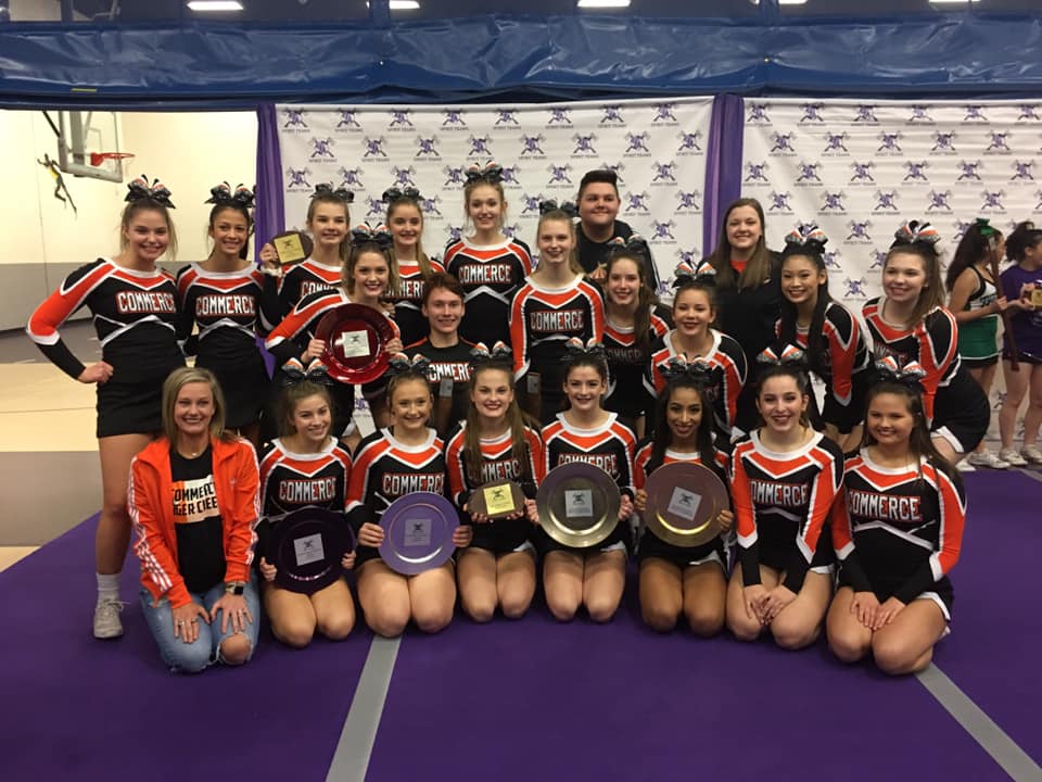 tigercheer20's tweet photo. Tiger Cheer placed 1st at the SFA Game Day Prep Competition this weekend! We are focused and READY for State in 10 days! #packatowel #cisdtigers https://t.co/3HztzZykxj
