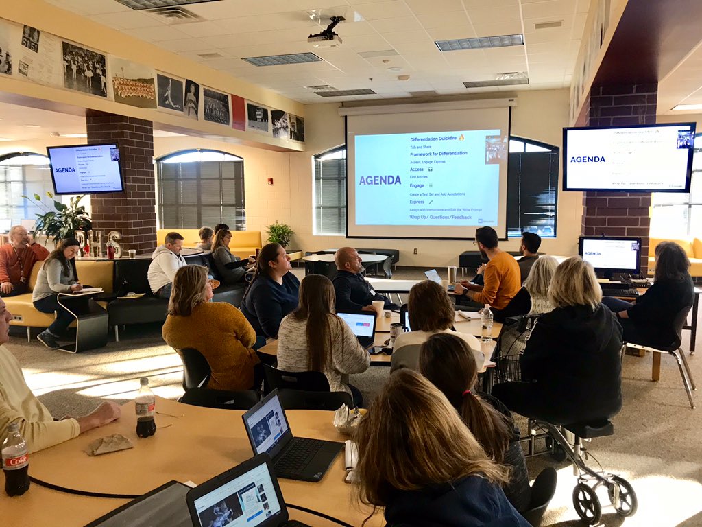 Kicking off second semester <a href="/Pepperell_Pulse/">Pepperell High School</a> with a great Newsela webinar! Great job coordinating this <a href="/MrsAGoggans/">MrsGoggans</a>. Thanks to <a href="/BeltonMickle/">Belton Mickle</a> for a great session with our faculty/staff!