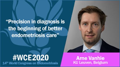 WorldEndoSoc's tweet photo. Accurate and timely diagnosis of #endometriosis remains a challenge. Come to #WCE2020 and hear from Dr Arne Vanhie how precision in diagnosis is the beginning of better endometriosis care!
https://t.co/bdbHhz92Z0 https://t.co/V1lNEICPxY