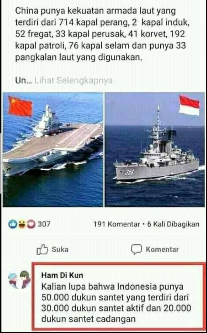 generasilucu's tweet photo. Warbiyasah cekali Indonesia kok dilawan hehehe https://t.co/xWxVoLNN5v