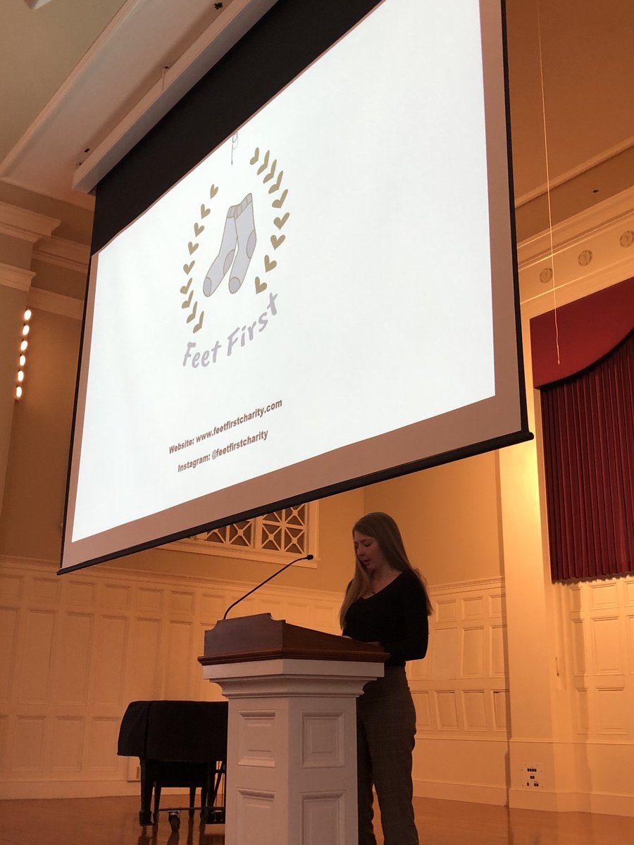 Hill3Williston's tweet photo. @WillistonNS back up and running #2020 #dogoodwell Sarah M announces local program for sock donation #teenpower #Serviceleadership https://t.co/4ACQl8ZCv1