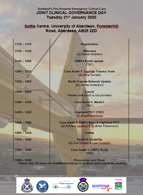SPHECC is coming to #Aberdeen! A free day of case discussions, guest speakers and updates on Scottish #trauma #prehospital #critical #care  - Register here today: bit.ly/37DVJJH

 #SPHECC #PHEM #traumateam

<a href="/HighlandPICT/">Highland PICT</a> 

<a href="/EdinburghEM/">Edinburgh EM</a>
 
<a href="/TaysideTraumaTm/">TTT</a>
 
@EMRSscotland
