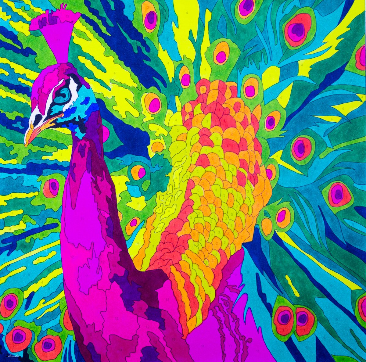 LeraLis23's tweet photo. Райская птица🌈

#Colourtronik #coloring_book #coloring #раскраска #Thanks_to_Bangtan_Sonyeondan https://t.co/RIs35rakAv