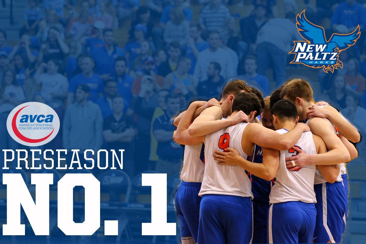 Defending <a href="/NCAADIII/">NCAA Division III</a> Champions, <a href="/npvb_mens/">Mens NPVB</a> named <a href="/AVCAVolleyball/">AVCA</a> preseason No. 1 heading into the 2020 season. <a href="/newpaltz/">SUNY New Paltz</a> <a href="/TheUVC/">United Volleyball Conference</a> #NPHawks #NPHawksMVB #d3vb #AVCA #preseasonpoll

READ: bit.ly/35vJQUI