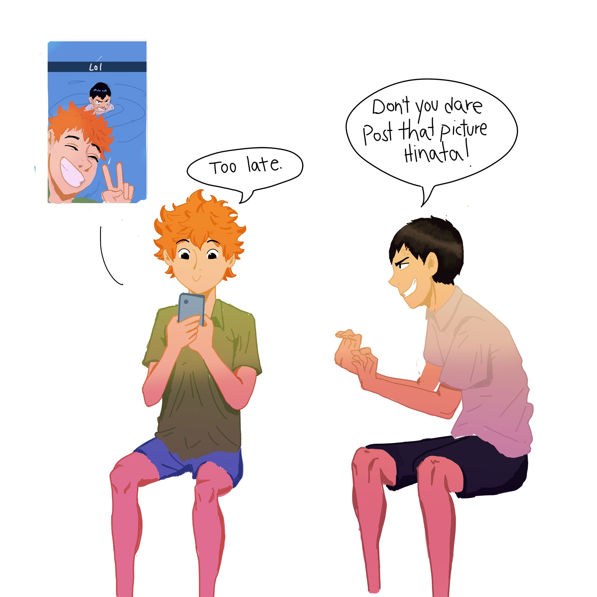 Haikyuu Hinata Kageyama