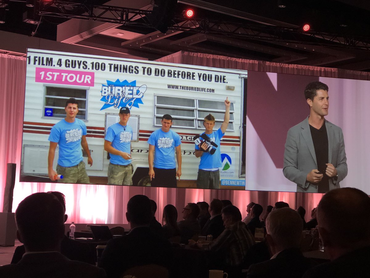 Feeling inspired by <a href="/BenNemtin/">Ben Nemtin</a> from <a href="/theburiedlife/">The Buried Life</a> while at #NSC2020 What’s on your bucket list?