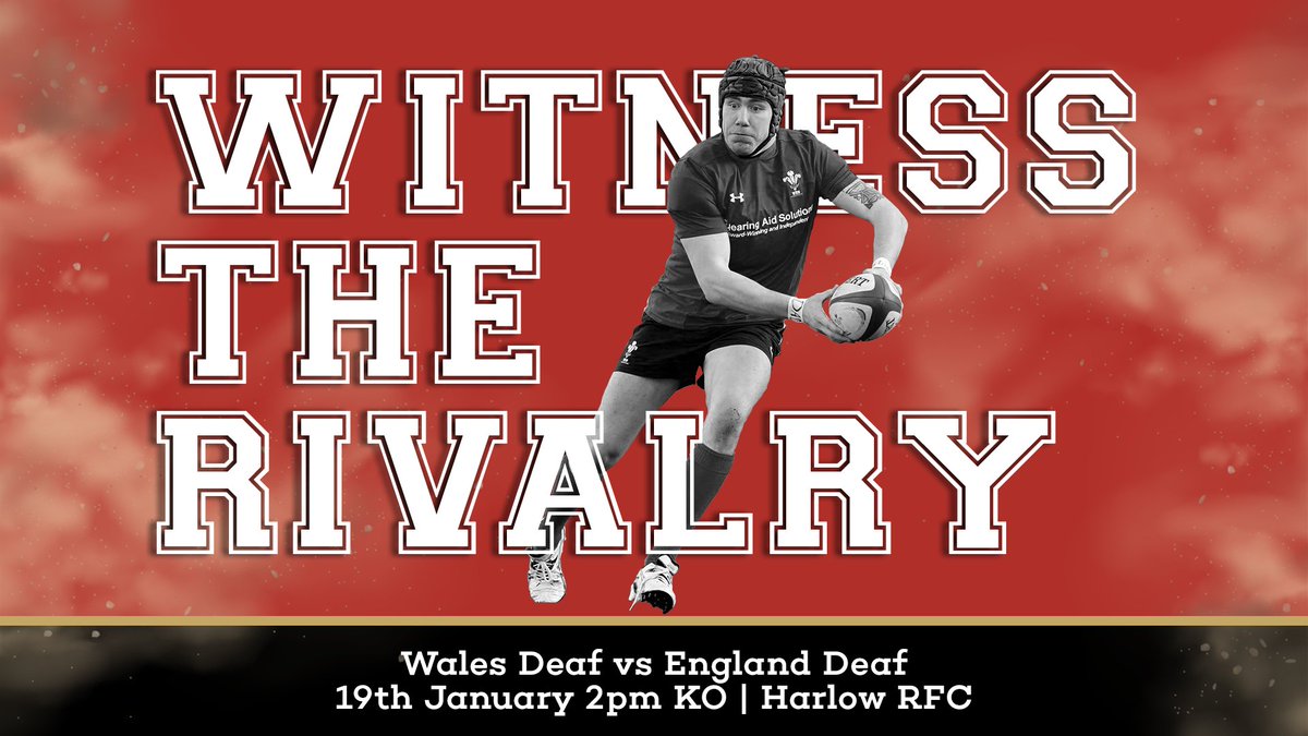 WalesDeafRugby's tweet image. International Deaf Rugby Is Back!⁣
⁣
On Sunday 19th January, we take on @deafrugby at @HarlowRugby at 2pm in the Broadstreet Cup.⁣
⁣
You will also be able to witness history as Wales Deaf Women take on England Deaf Women in the very first 7s fixture at HT.
⁣
#NoBarriers