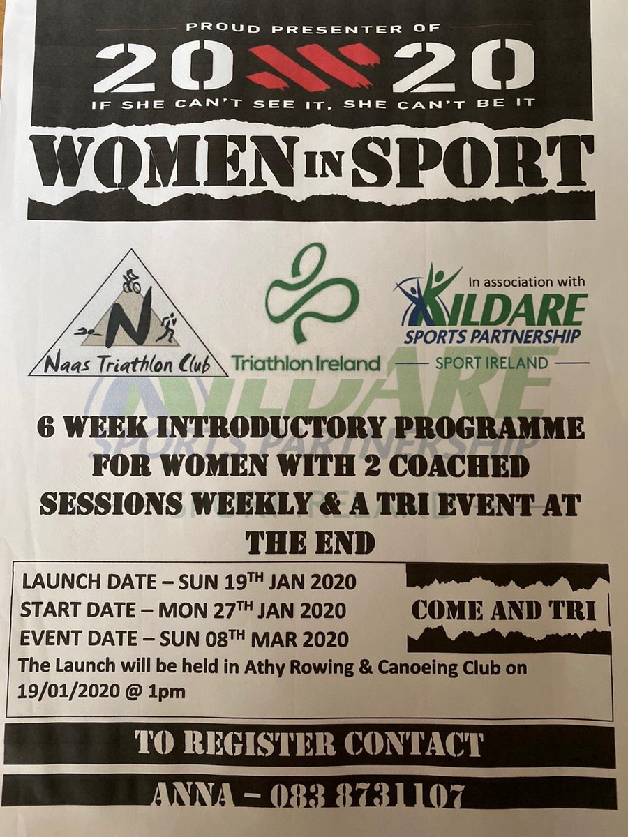Great initiative. #20x20 #CantSeeCantBe #WomenInSport #triathlon