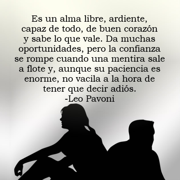 leonpavoni's tweet photo. Es un alma libre. 
#Frasesdeleopavoni #leopavoni https://t.co/AYsNkhz386
