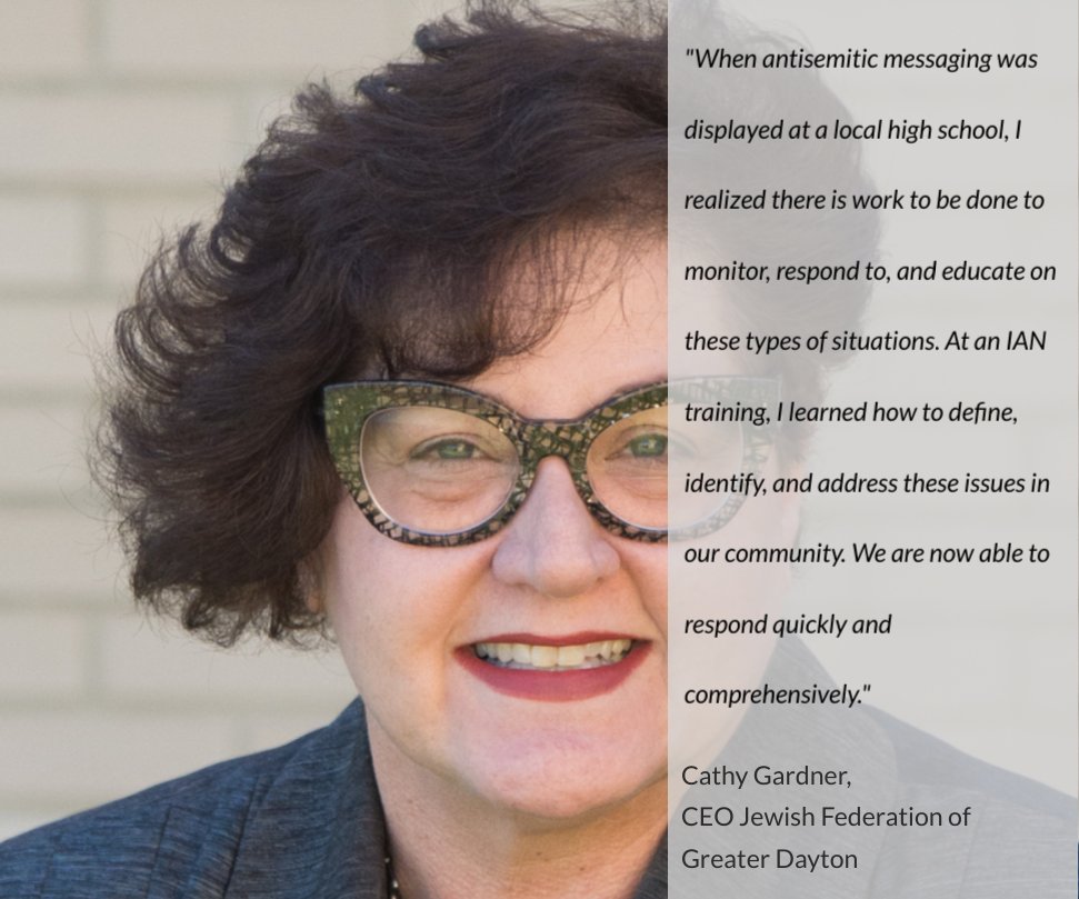 As we saw in yesterday's march, Federations &amp; JCRCs are effective ways for American #Jews to respond to issues of utmost local &amp; national importance. IAN is proud of our work training such professionals, enhancing their ability to counter Israel delegitimization and #antisemitism