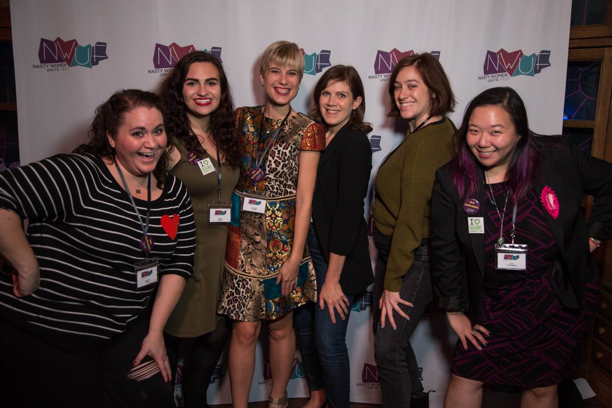 NWUFest's tweet photo. Happy New Year and Happy Holidays from the #NWUF19 team! We are so grateful for all of our amazing artists and supporters from this past year's festival, which allowed us to donate over $1000 to the ACLU. Stay tuned for more info for 2020! 
(Photo by Harvey Kingsley-Elton) https://t.co/N5LB5cQRAC