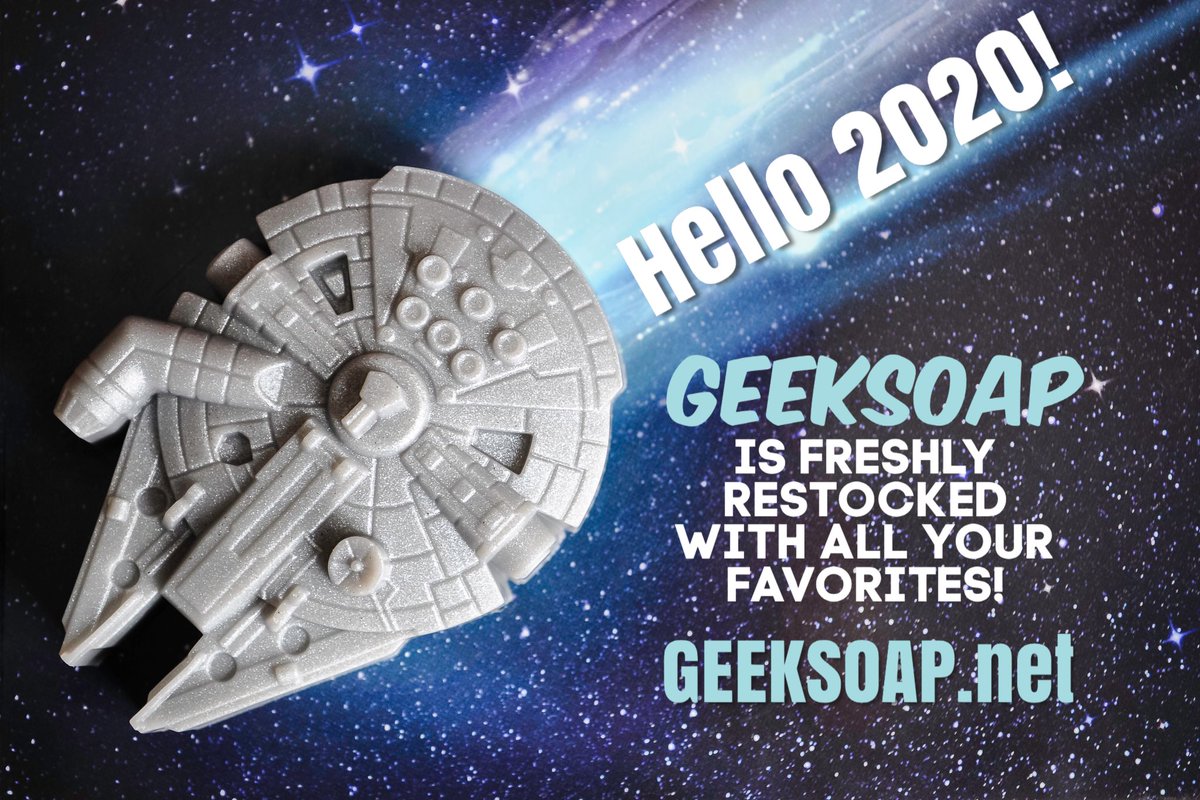 geeksoap's tweet image. And we’re back! Thanks for your patience while I took time off with family over the holidays... today the shop re-opened and all your favorites have been fully restocked! geeksoap.net/shop Happy 2020!