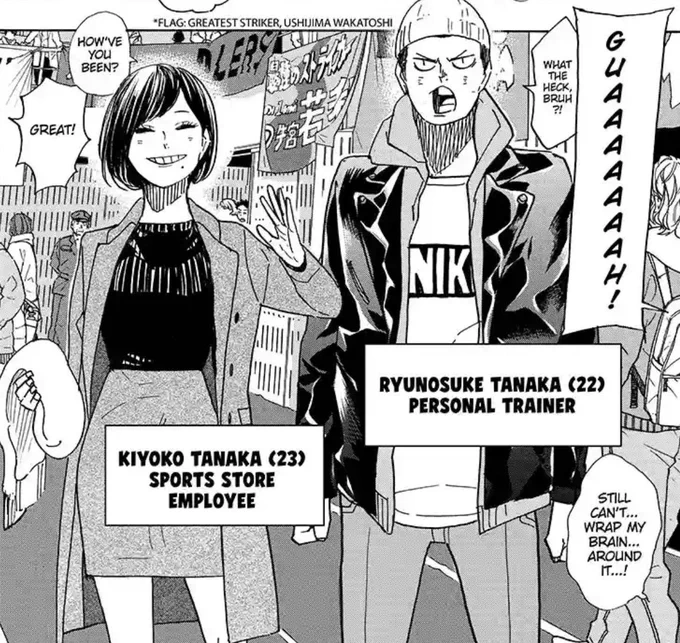 CAN YOU BELIEVE MY MAN TANAKA GOT HIS DREAM GIRL AFTER YEARS OF PROPOSING OMG HE IS A LEGEND 