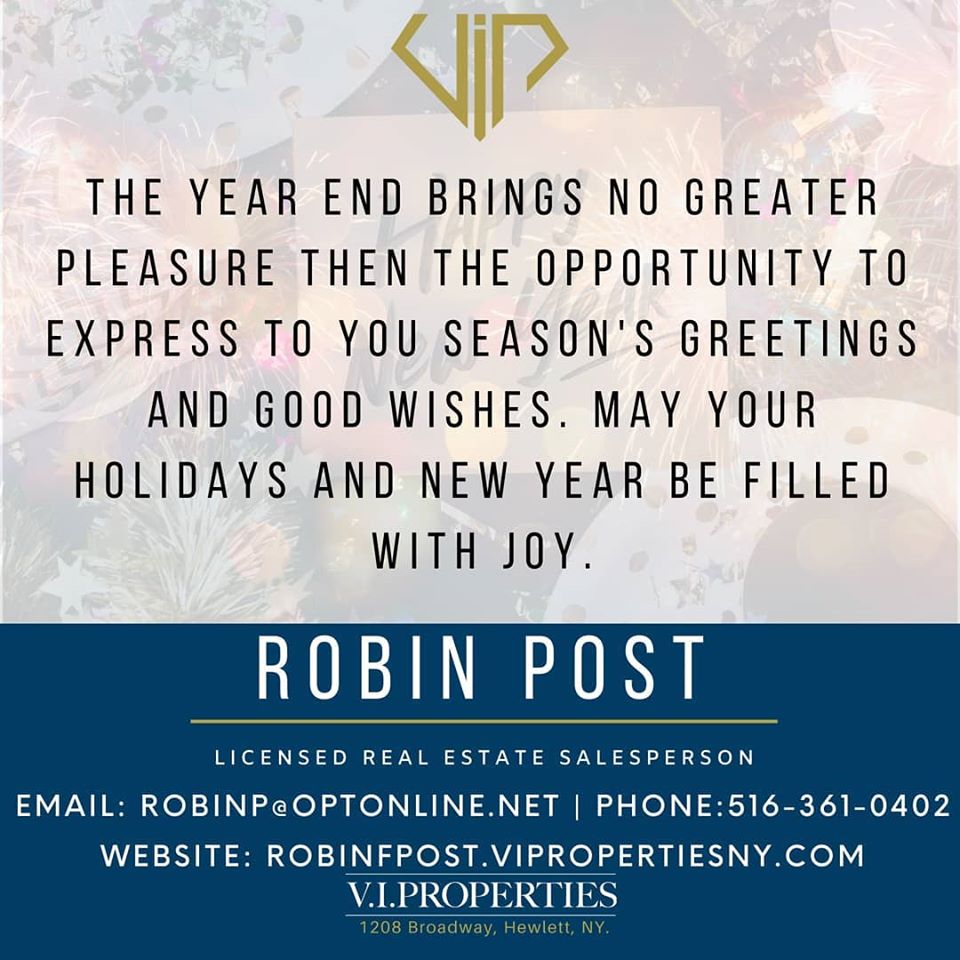 robinfpost's tweet image. CALL OR TEXT ROBIN POST 516-361-0402.
Robin Post Licensed Real Estate Salesperson at VIProperties,
1208 Broadway, Hewlett, NY.

OR VISIT OUR WEB SITE:
robinfpost.vipropertiesny.com/featured-lis

#HAPPYCLIENTS #NEWYORKREALTOR #NEWYORKCITY #LIREALTOR #MDLLI #LUXURYHOMES #NEWCONSTRUCTION #ROBINPOST