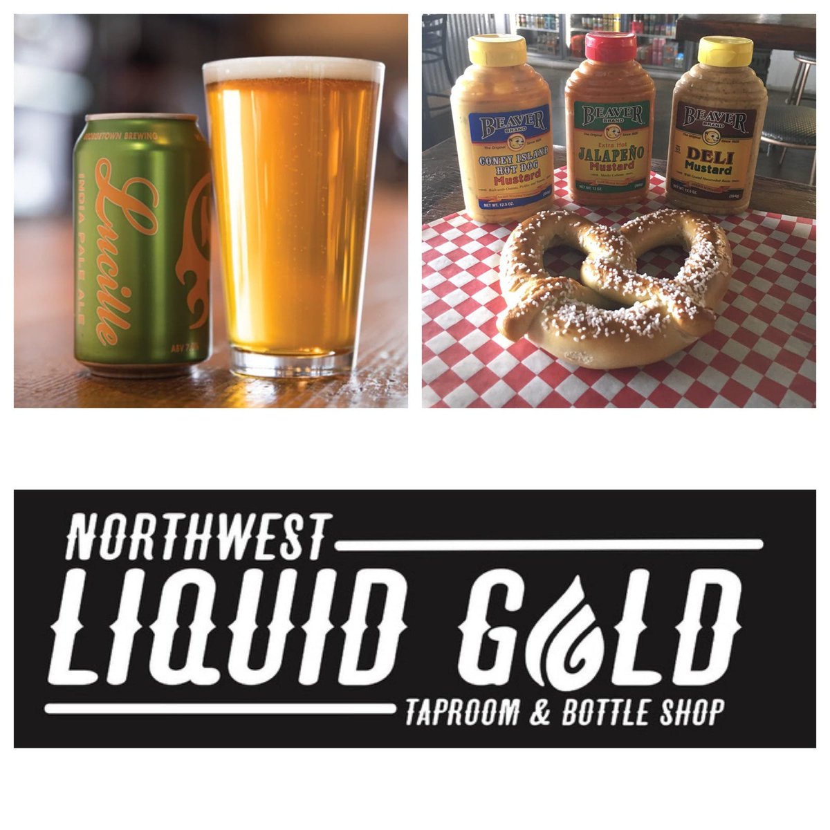 nwlg2011's tweet photo. Happy Monday! Come on in for $10 Lucille pitchers and $2 pretzels. https://t.co/QqK2Uz4AXZ