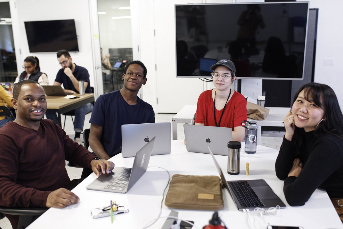 joinpursuit's tweet image. Today, we welcomed back our hard-working Fellows from a much-deserved holiday break.

Over the next few months, they will further hone their skills, build their first full-featured apps, and start searching for their first jobs in tech.

We&apos;re stoked for 2020! 

#OwnYourPursuit