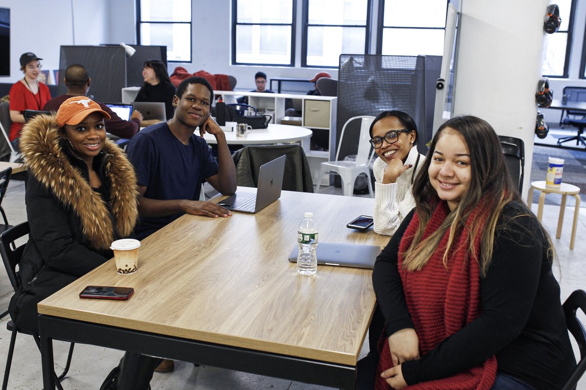 joinpursuit's tweet image. Today, we welcomed back our hard-working Fellows from a much-deserved holiday break.

Over the next few months, they will further hone their skills, build their first full-featured apps, and start searching for their first jobs in tech.

We&apos;re stoked for 2020! 

#OwnYourPursuit