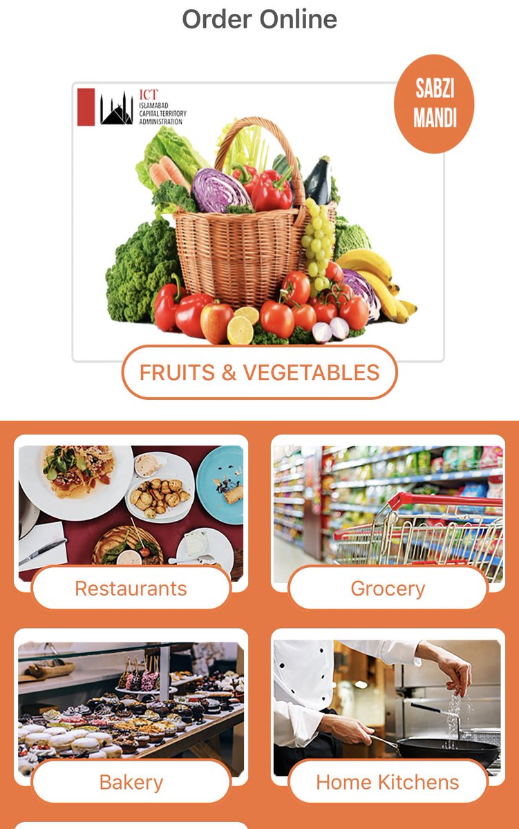 dcislamabad's tweet image. Everyone please stop buying fruits and vegetables from market. Download our Durust Daam app and get them delivered to your houses with no delivery charges and that too on Govt rates. Rs 2500 shopping from market will cost only Rs 1300 through this app. Try it to believe it