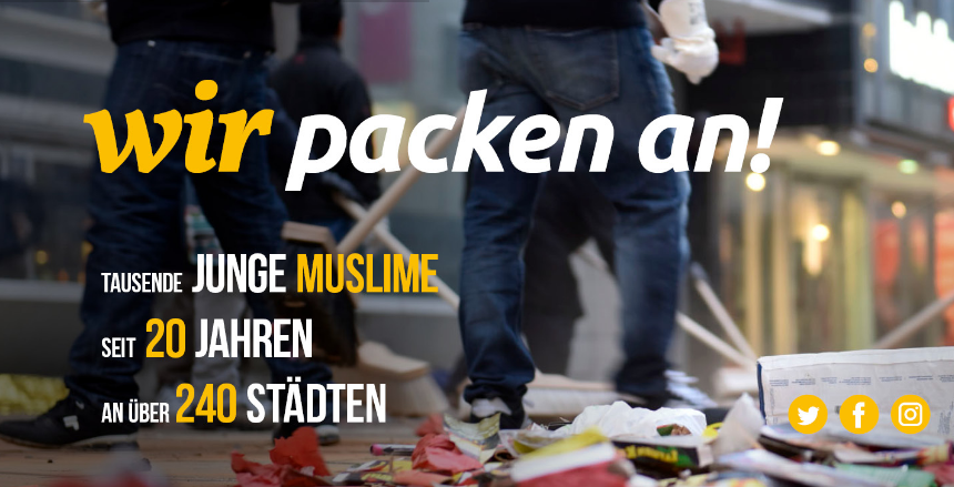 AhmadiyyaHH's tweet photo. Am 01.01. frühmorgens konnten hunderte Mitglieder der @AhmadiyyaJugend unsere schöne Stadt von Böllerresten befreien. Wir danken der @SRHnews für die Kooperation seit nun mehr als 20 Jahren. @buergerschaftHH @Senat_Hamburg #neujahrsputz #muslimestarten2020 #Love4AllHatred4None https://t.co/ZuVaNM4Dli
