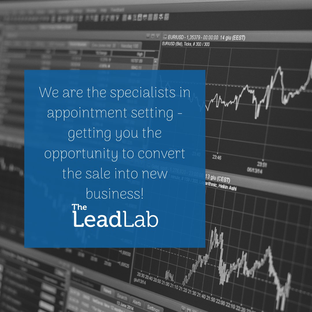 We are the specialists in appointment setting - getting you the opportunity to convert the sale into new business! 💙📞☎️
.
.
theleadlab.com
.
.
#telemarketing #leads #leadgeneration #b2b #business
