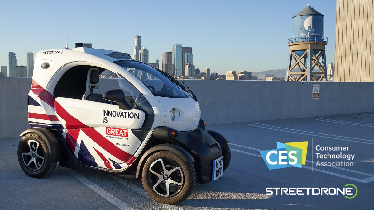 StreetDrone's tweet photo. StreetDrone reaches the third and final stop of its #US tour #CES2020 tomorrow having exhibited at @AutoMobilityLA  and @LA_CoMotion  at the end of 2019. Find founder, @markpreston3  and CEO, Mike Potts on the @tradegovuk pavilion in Tech West. More news to follow…. https://t.co/uLXoOZcrad