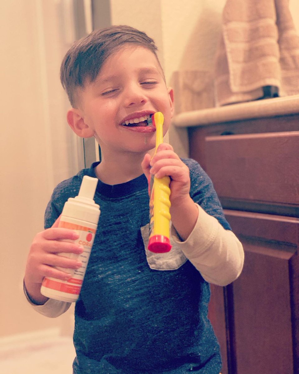 coraltoothpaste's tweet photo. Happiness is...kids who love to brush their teeth. 😁  
Kids and grown-ups alike can't wait to brush their teeth with great-tasting Coral  Foam toothpaste!  https://t.co/qtqqEYK3Bl
.
.
.
#kidstoothpaste #healthytoothpaste #pearlywhites #dentalproducts #foamingtoothpaste https://t.co/T6gvrCktMl