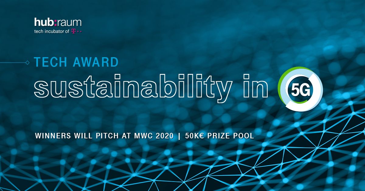 BeMyAppFR's tweet photo. Deutsche Telekom are offering all startups, companies, or individuals who have a sustainable 5G network solution the chance to win the tech award 👑  Find out more here ➡️ https://t.co/iElkZZRAnW  #hubraum5Gaward https://t.co/LowAI6hz2z