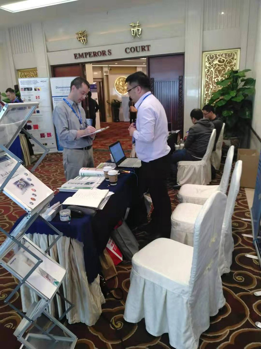 adamatips's tweet photo. In December our distributor Micron Star Nano Group was part of the AFM2 2019 conference in Guangzhou China representing @adamatips #nanotechnology #afm #adamaprobes #afmchina https://t.co/bIMP0k9ccv