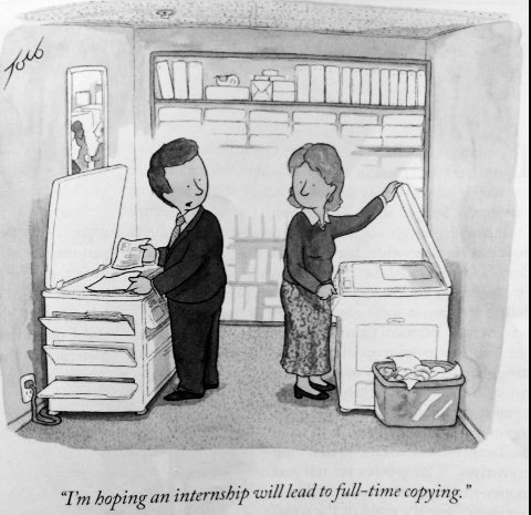 the cruel world of internship...